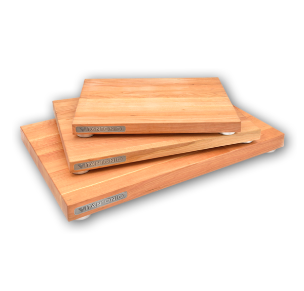 Cherry Wood Footed Chopping Blocks